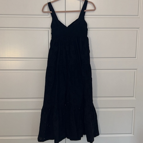 ZARA black embroidered maxi dress - Picture 5 of 5
